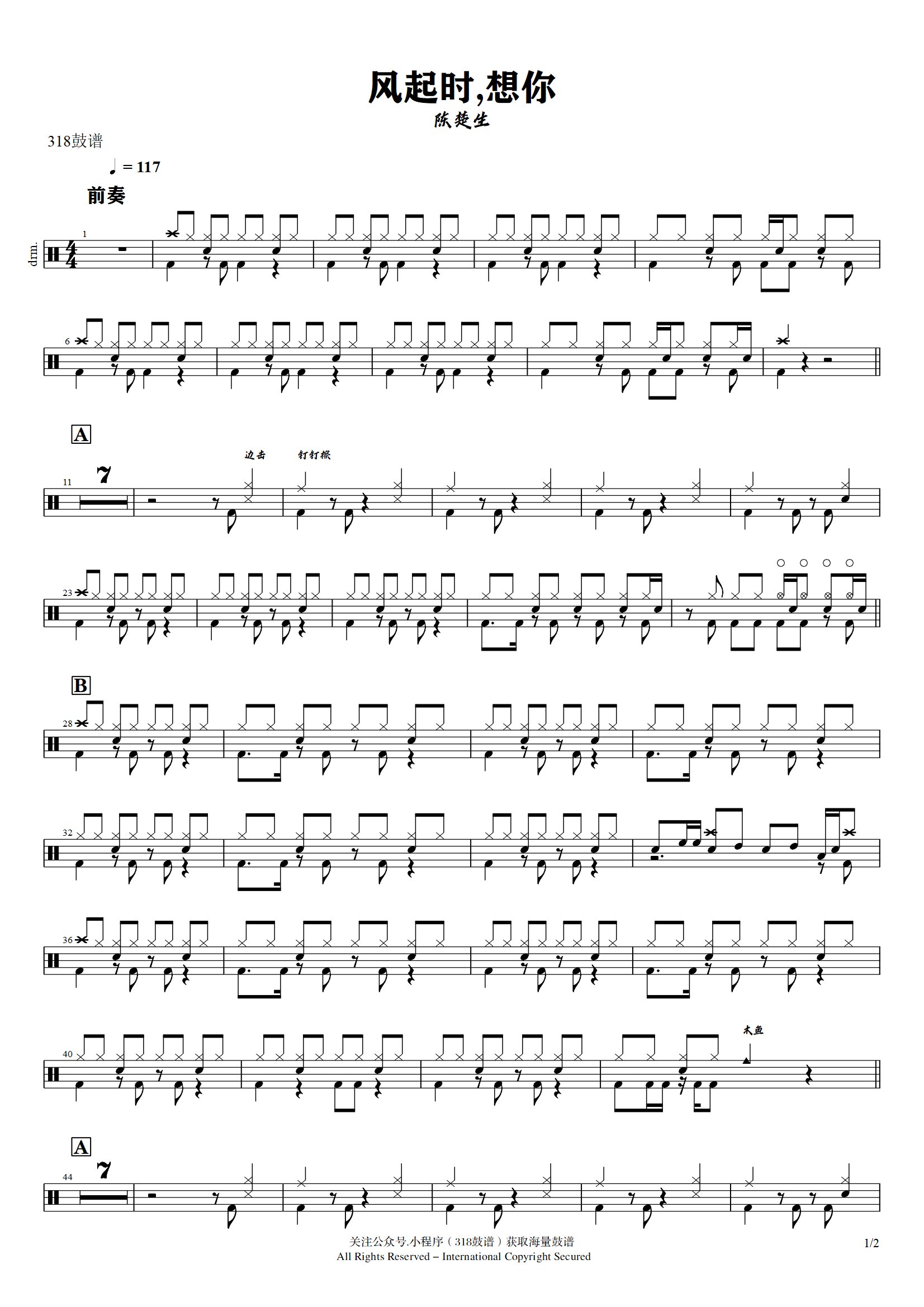 陈楚生 - 风起时,想你