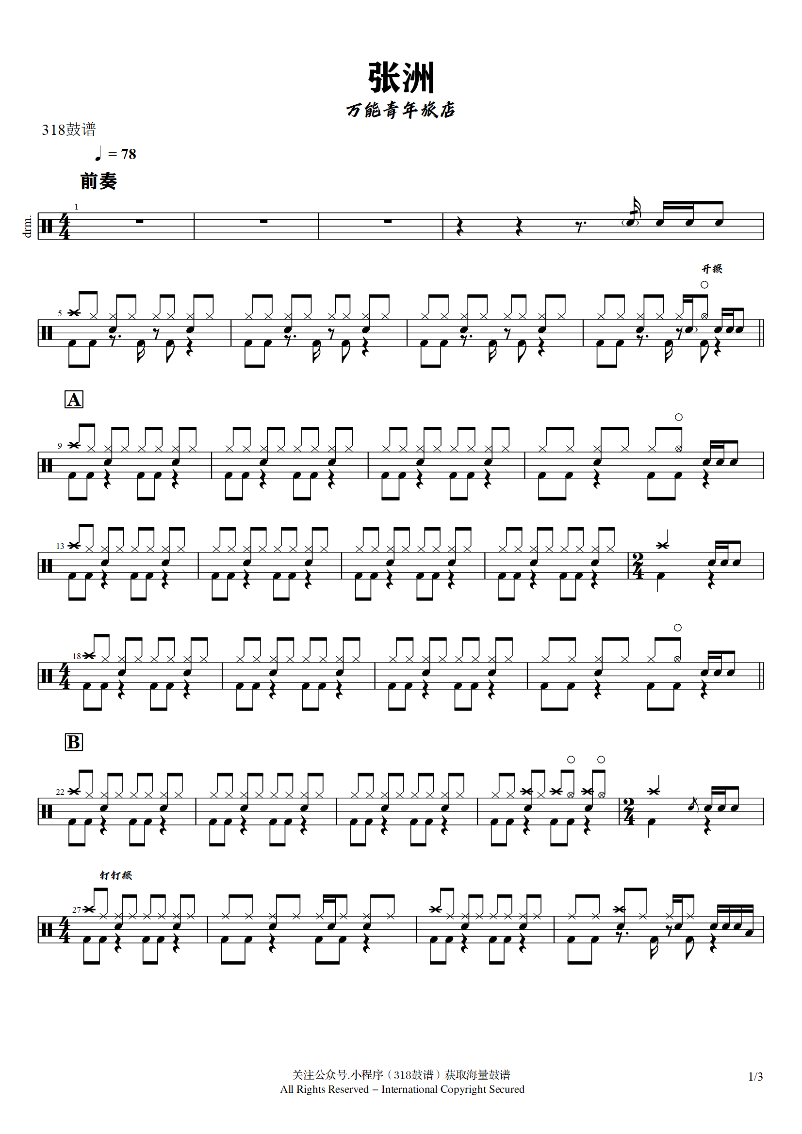 万能青年旅店-张洲