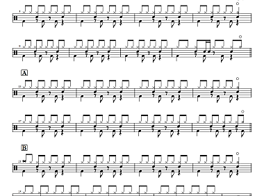 Rosé&Bruno Mars-APT鼓谱