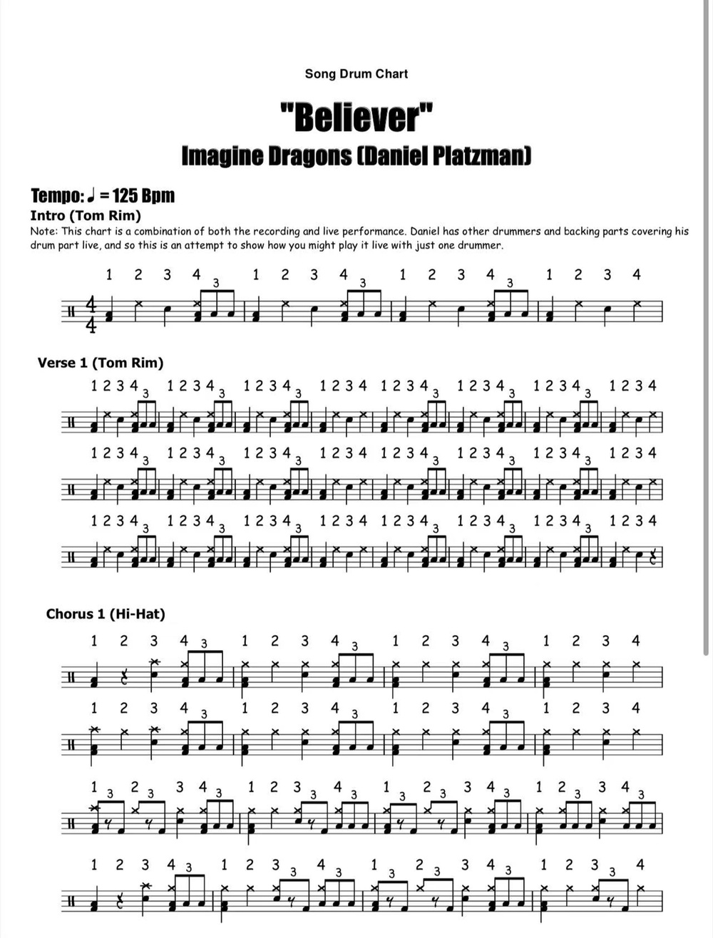 《BeLieVer》 Imagine Dragons