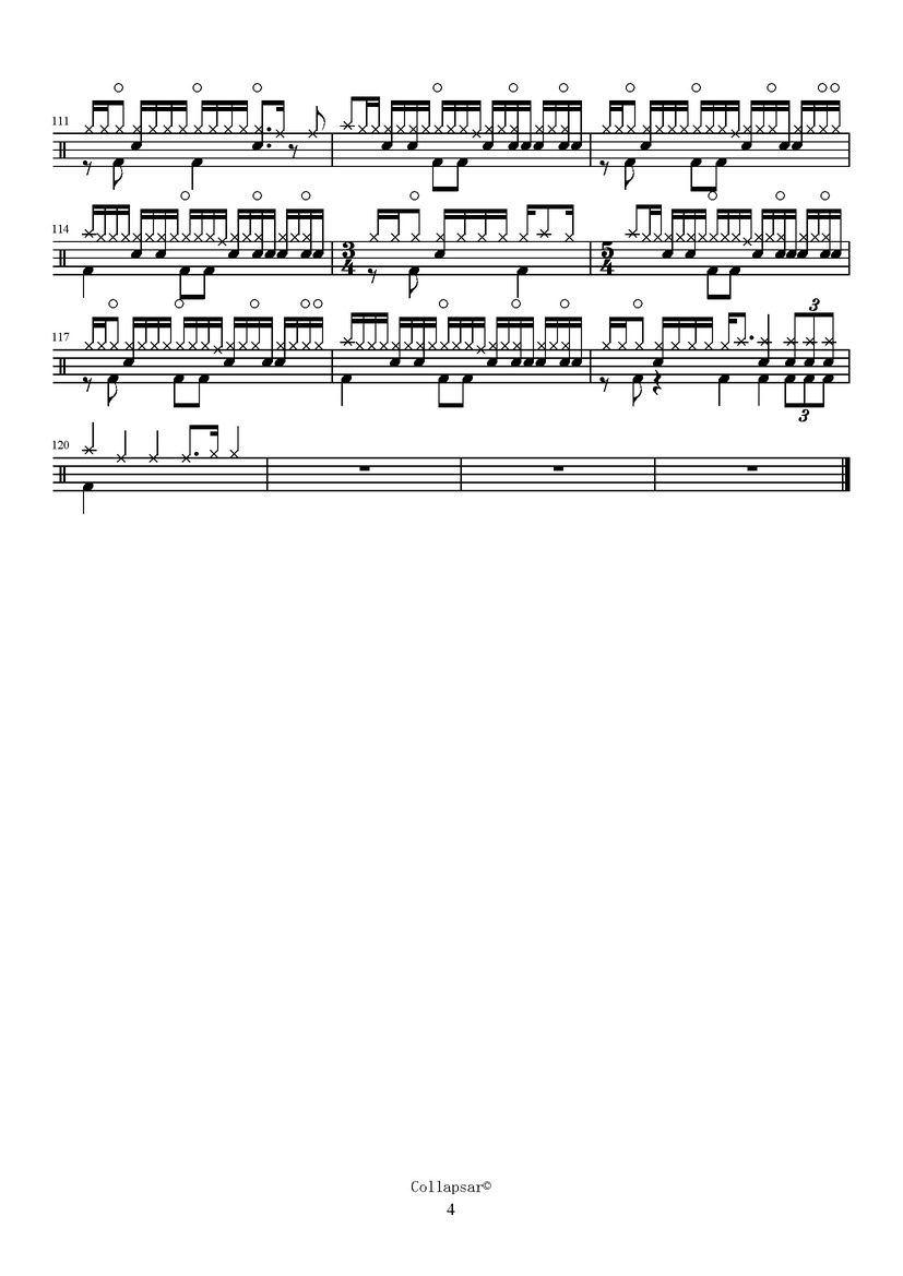 《几何》 坍缩乐队