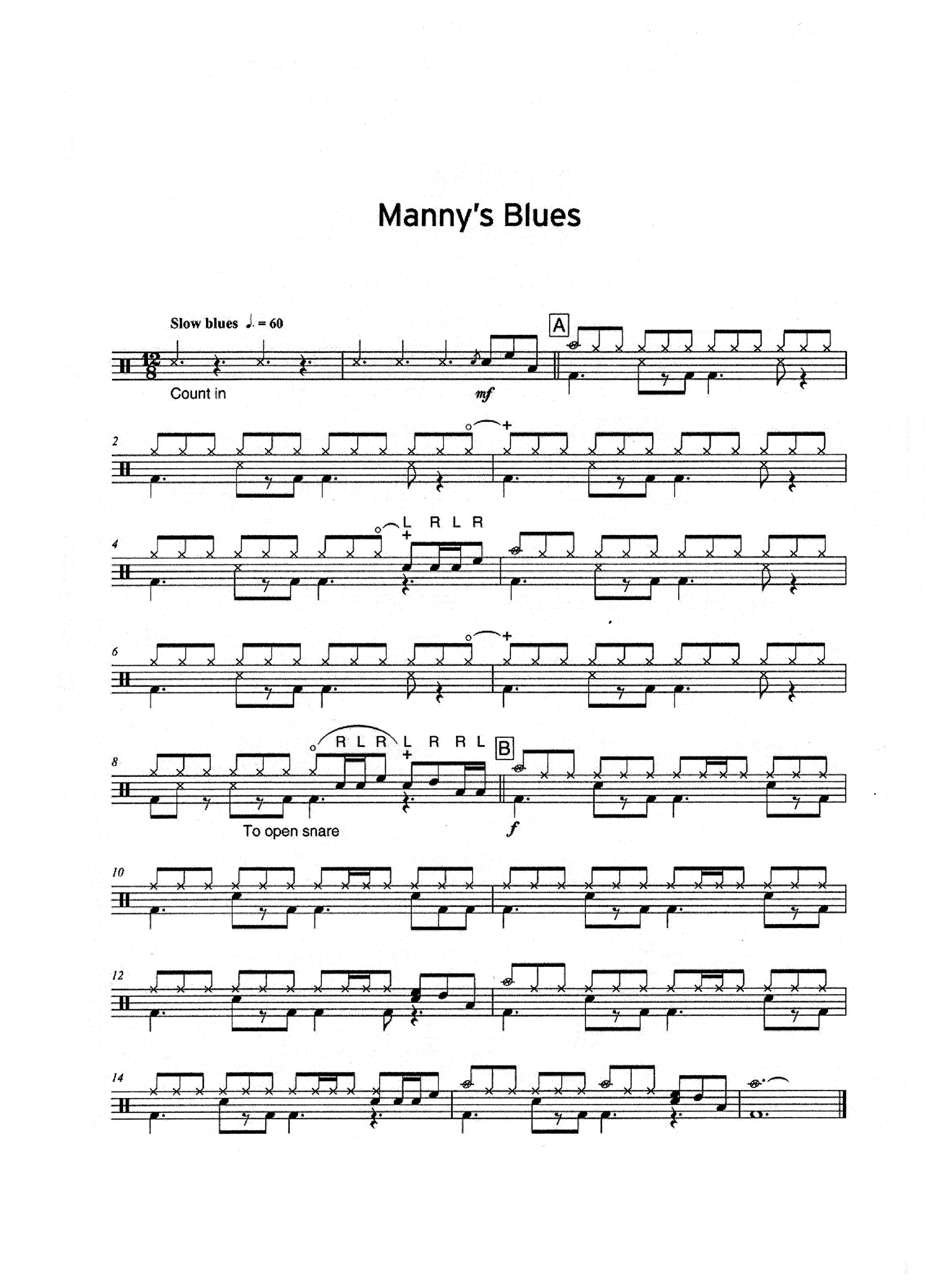 二级曲目Manny‘s Blues