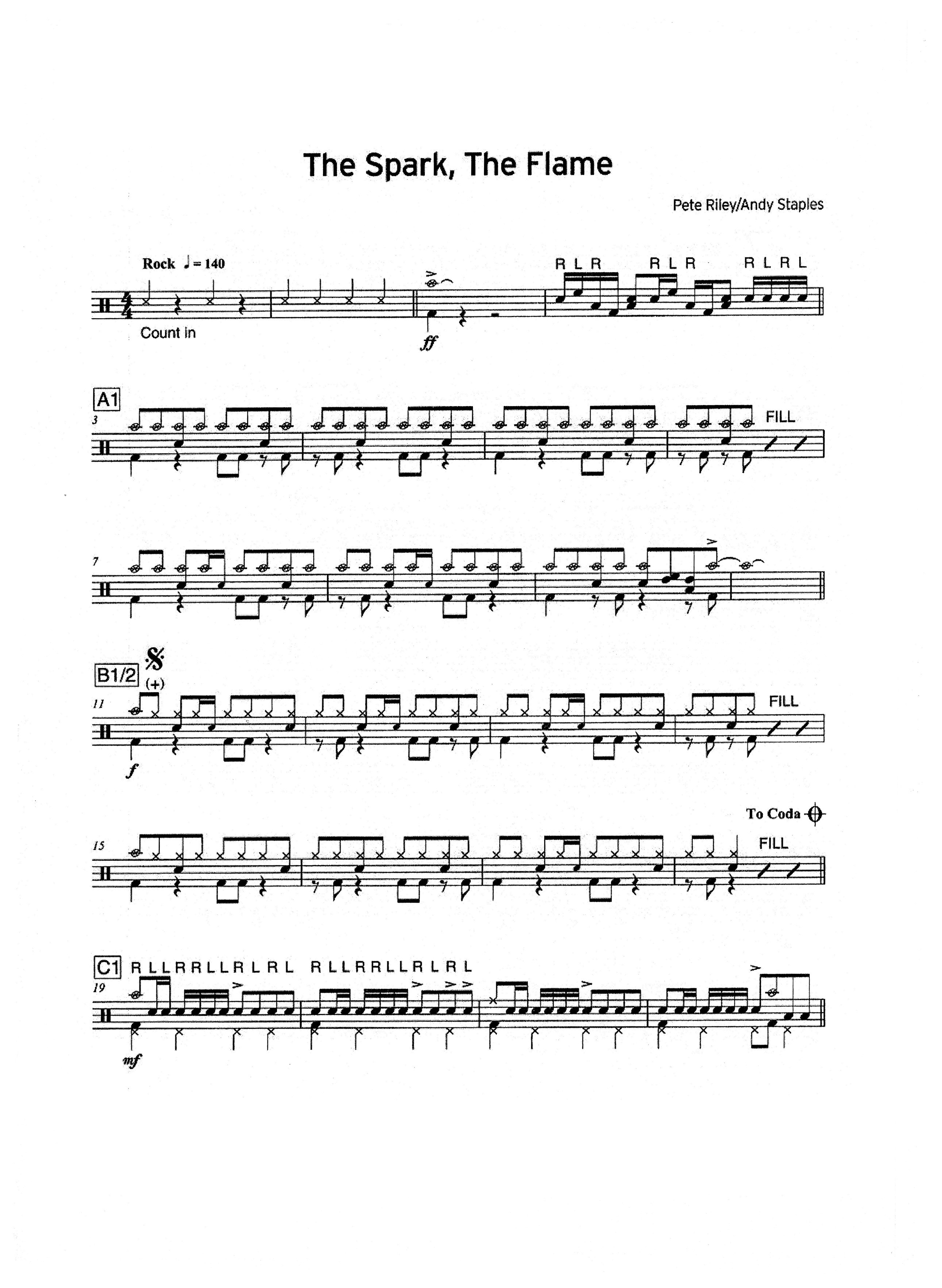 四级曲目The spark the flame