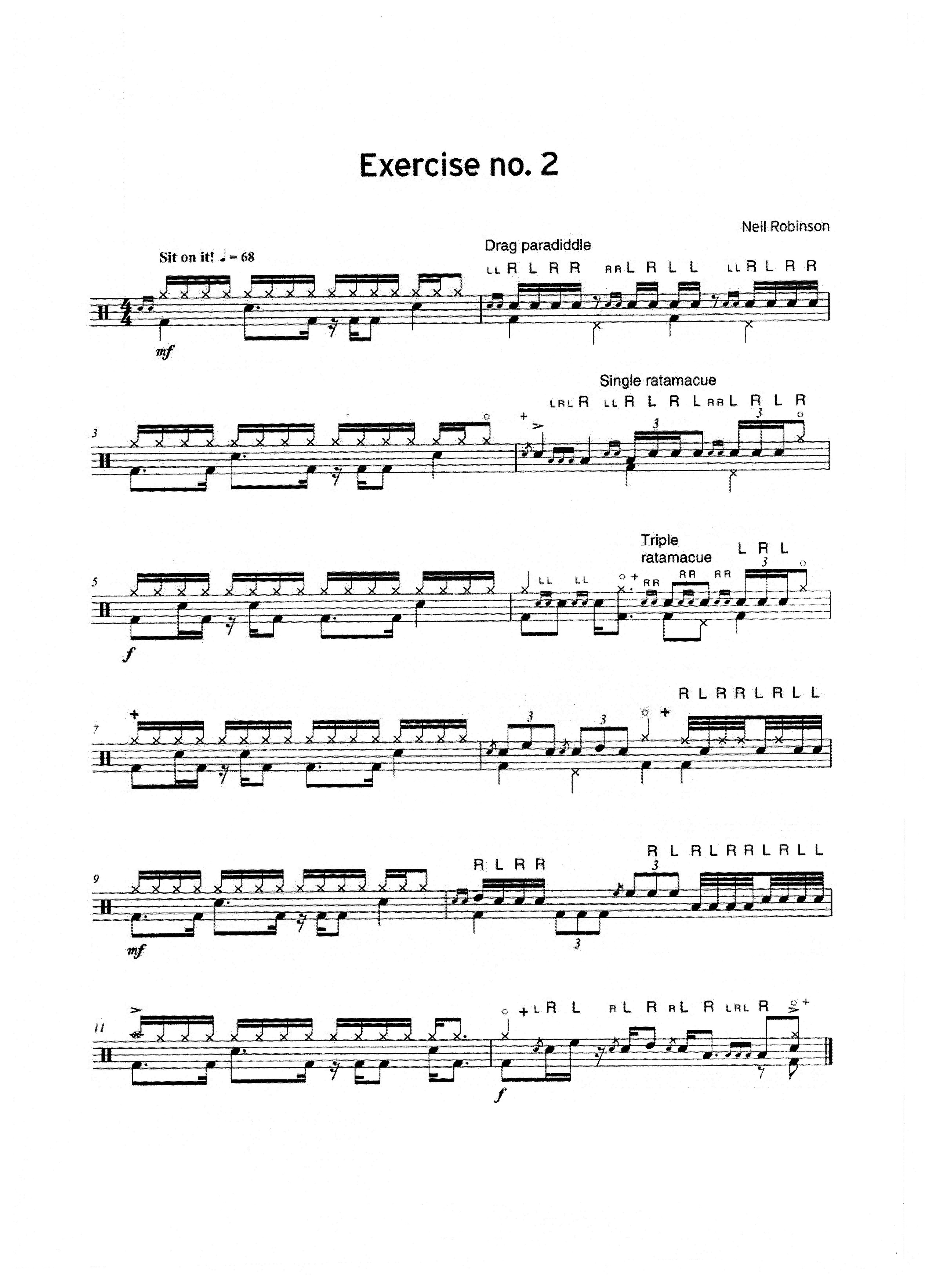 五级曲目2 Exercise No.2