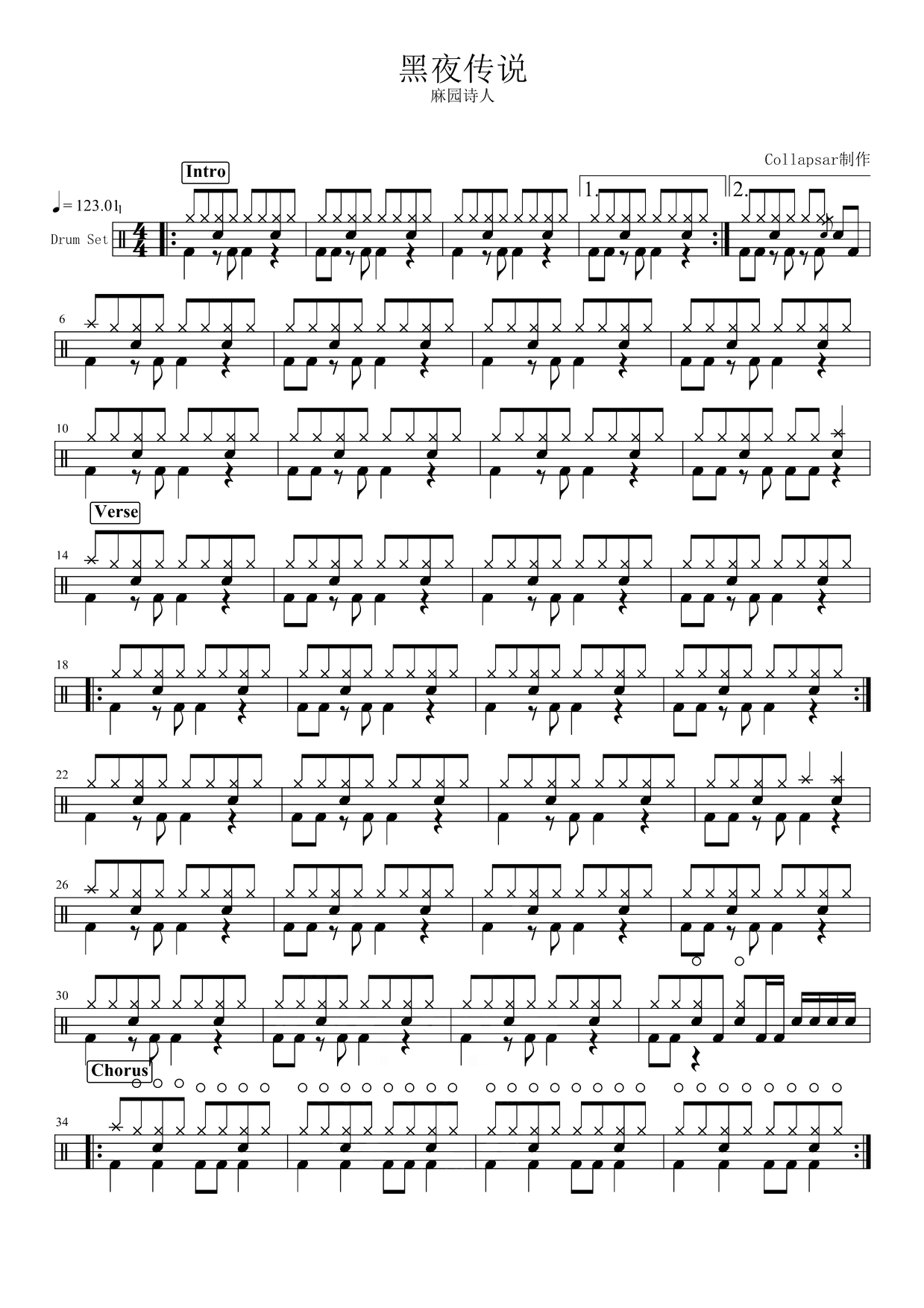 麻园诗人-黑夜传说