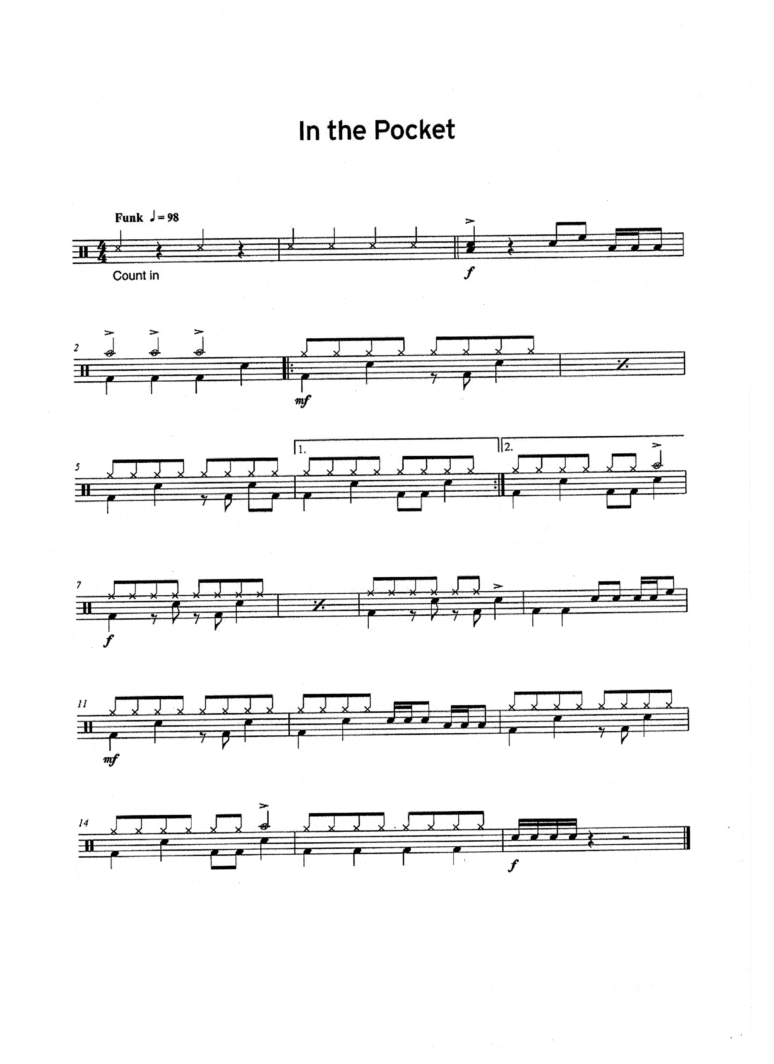 一级曲目in the Pocket