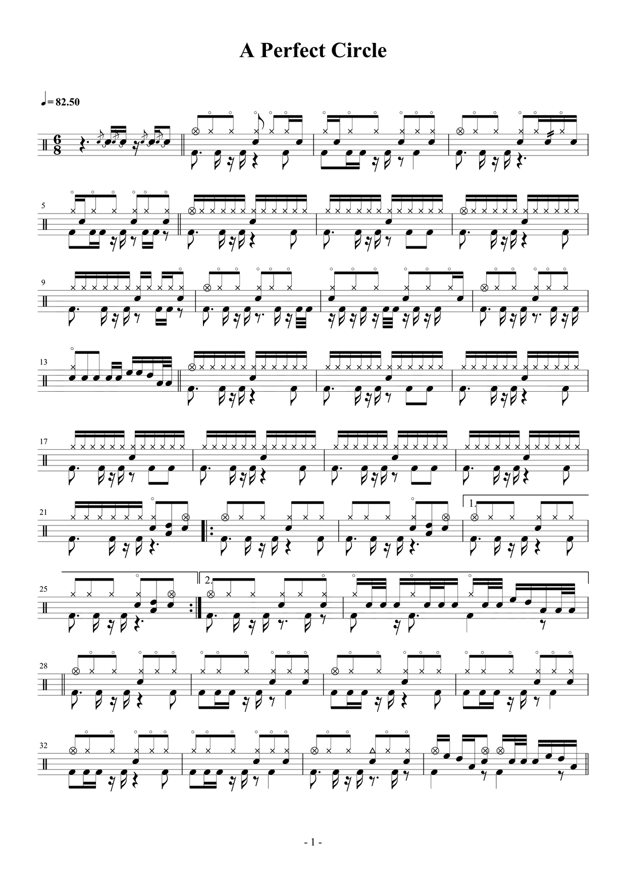 《A Perfect Circle》 l