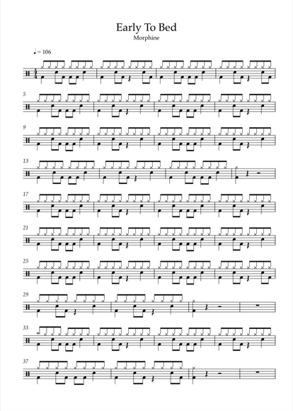 《Early To Bad》 Morphine