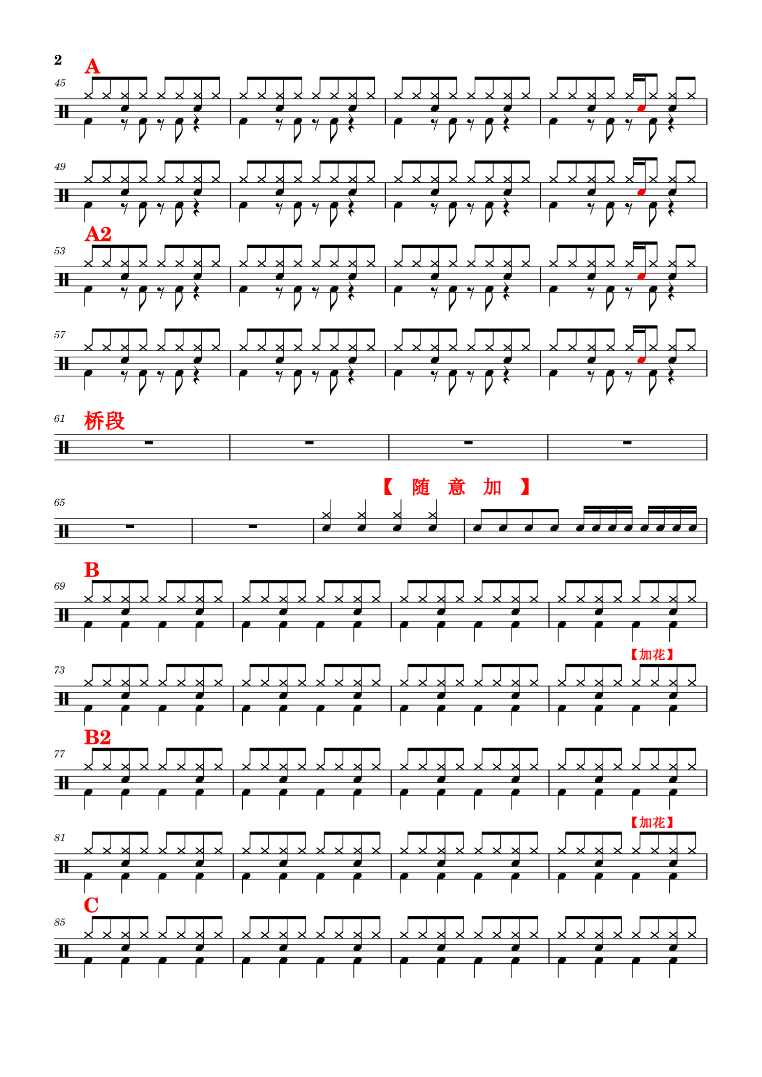 《Firework》 Katy Perry 鼓谱