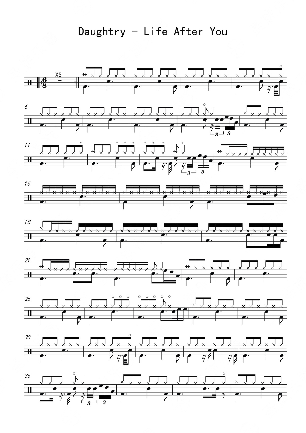 《Life After you》 Daughtry