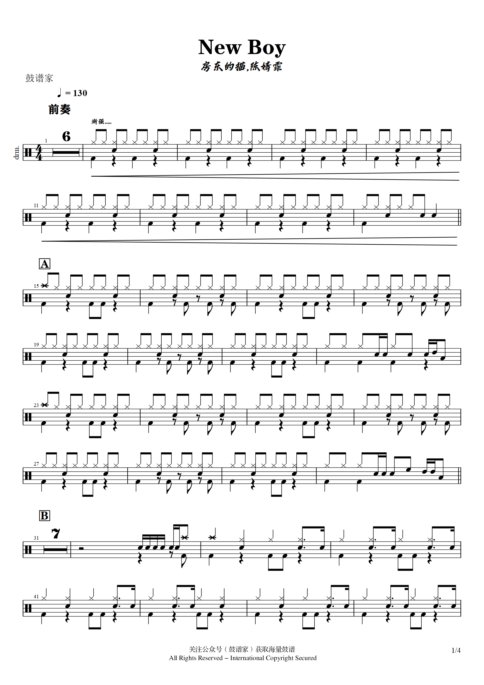 房东的猫,陈婧霏-New Boy