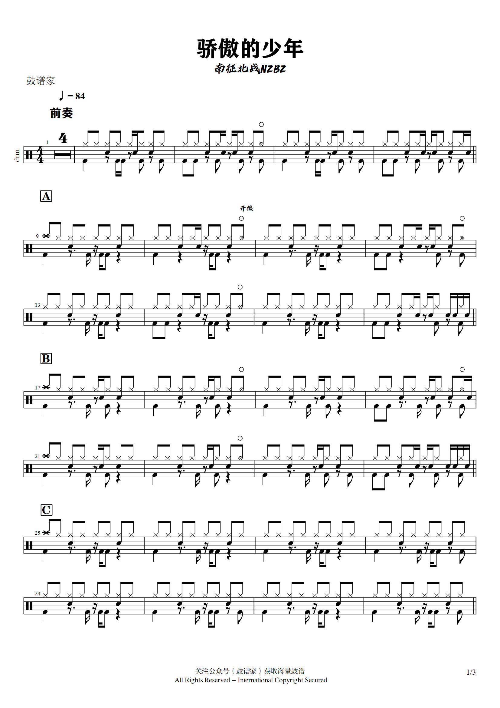 南征北战NZBZ-骄傲的少年