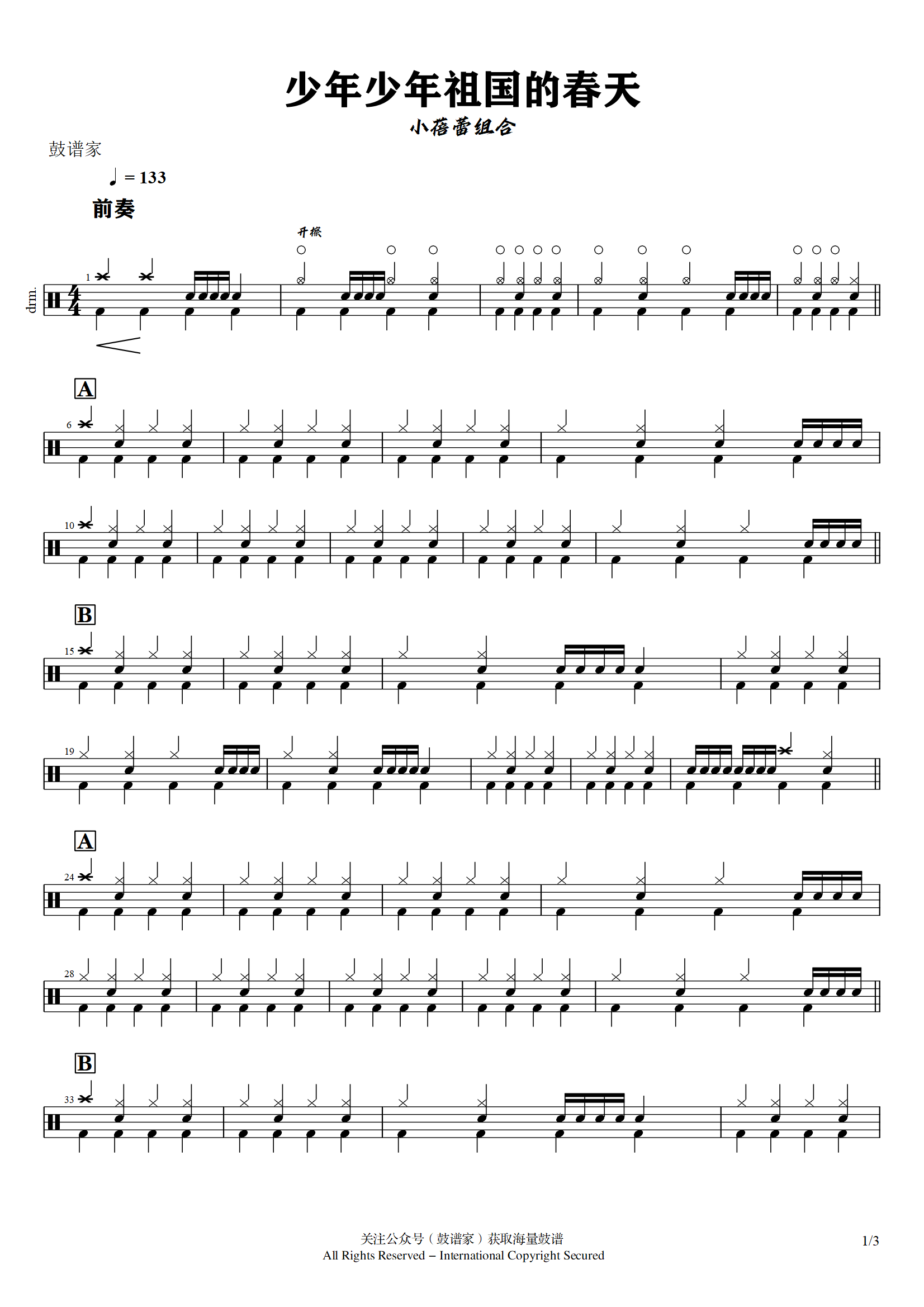 小蓓蕾组合 - 少年少年祖国的春天